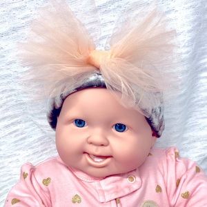 Soft velvet stretch head band